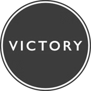 A circular logo with